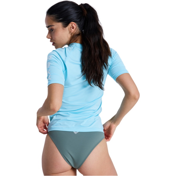 2026 Roxy Womens Whole Hearted Short Sleeve Rash Vest ERJWR03548 - Katydid